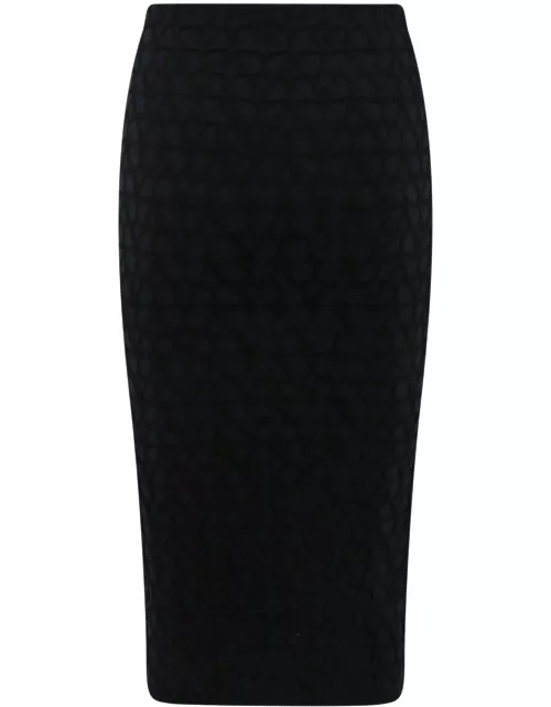 Valentino Toile Iconographe High-waist Midi Skirt