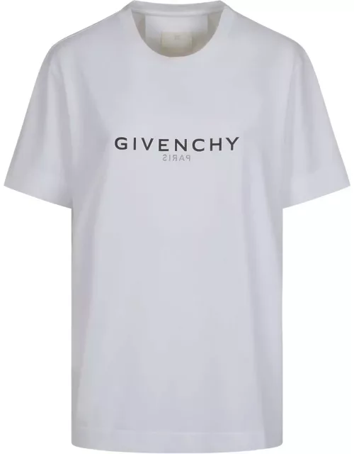 Givenchy 4g Emblem Printed Crewneck T-shirt