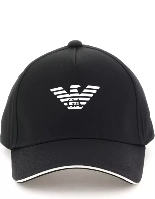Baseball Cap With Logo Giorgio Armani
