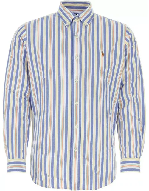 Logo Embroidered Striped Shirt Polo Ralph Lauren