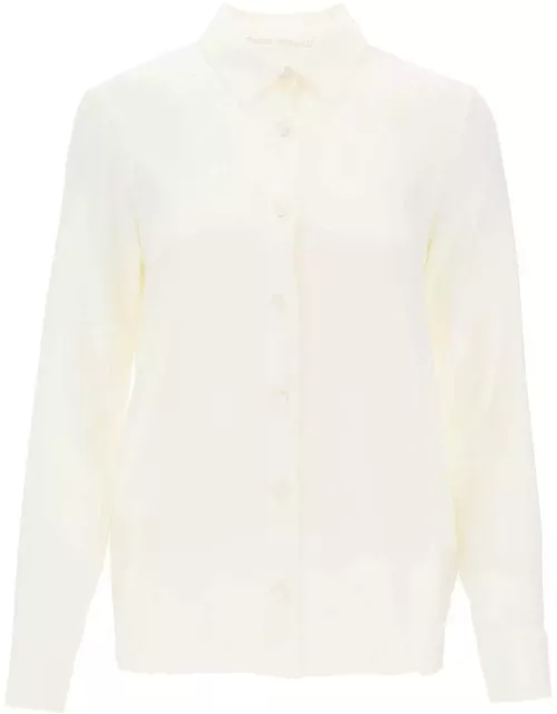 Palm Angels Silk Shirt With Monogra