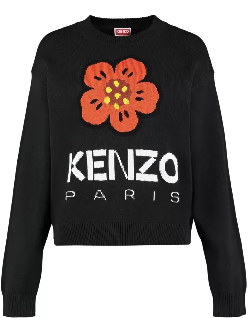 Kenzo Cotton Crew-neck Sweater