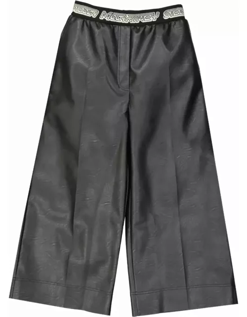 Stella McCartney Cropped Leather Effect Pant