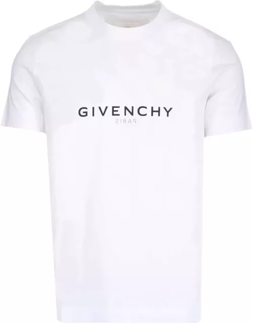Givenchy White paris Reverse T-shirt