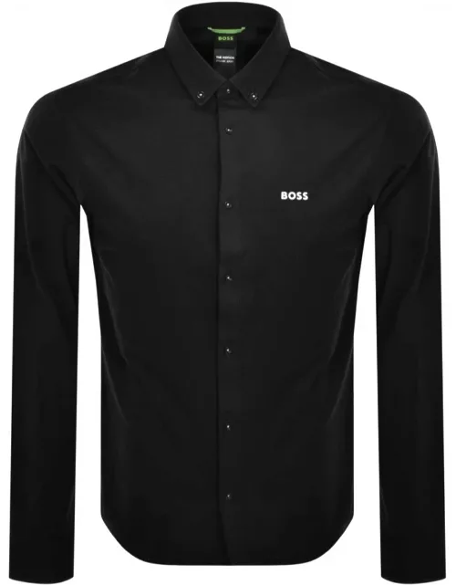 BOSS Motion L Long Sleeved Shirt Black