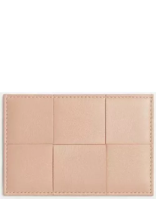 Bottega Veneta Leather Card-holder Rose TU