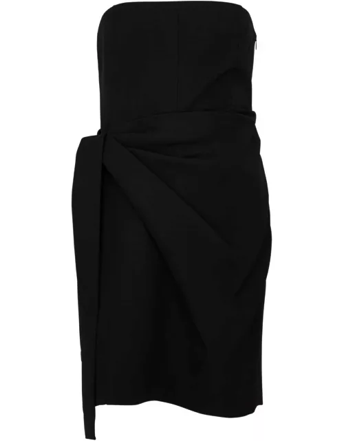 GAUGE81 Natal Strapless Draped Mini Dress - Black - 40 (UK12 / M)