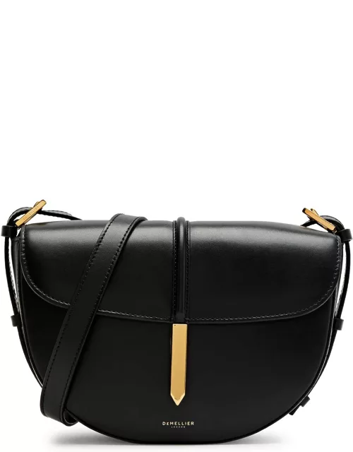 Demellier Tokyo Leather Saddle bag - Black