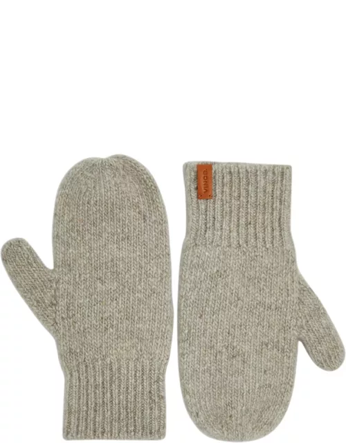 Vince Donegal Cashmere Mittens - Beige