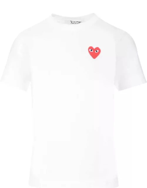 Comme des Garçons Play Heart Embroidery T-shirt