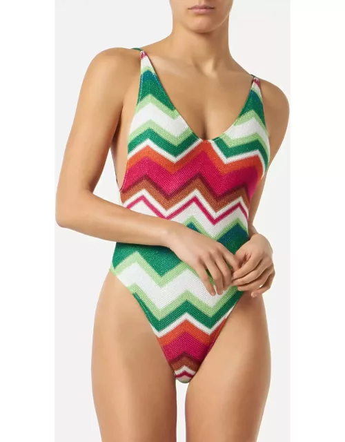 MC2 Saint Barth Knitted One Piece Swimsuit