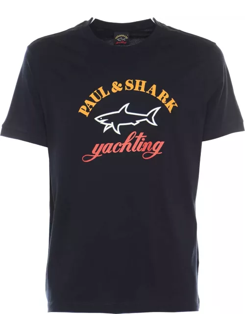 Regular Logo Print T-shirt Paul & Shark