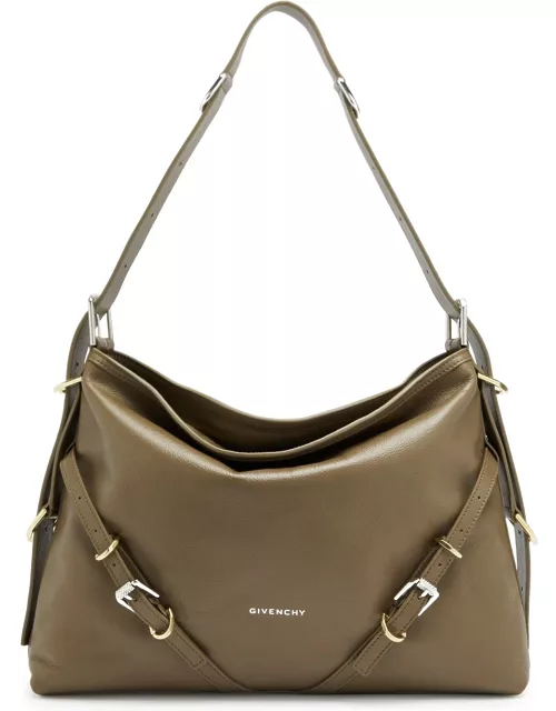Givenchy Voyou Medium Leather Shoulder bag - Taupe