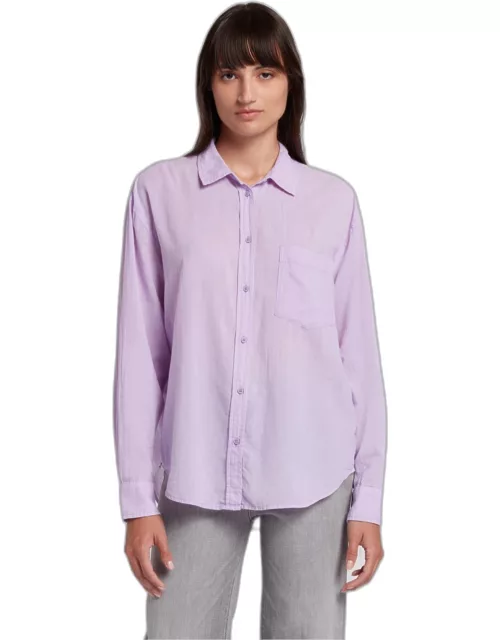 Classic Button Up Shirt in Lavender