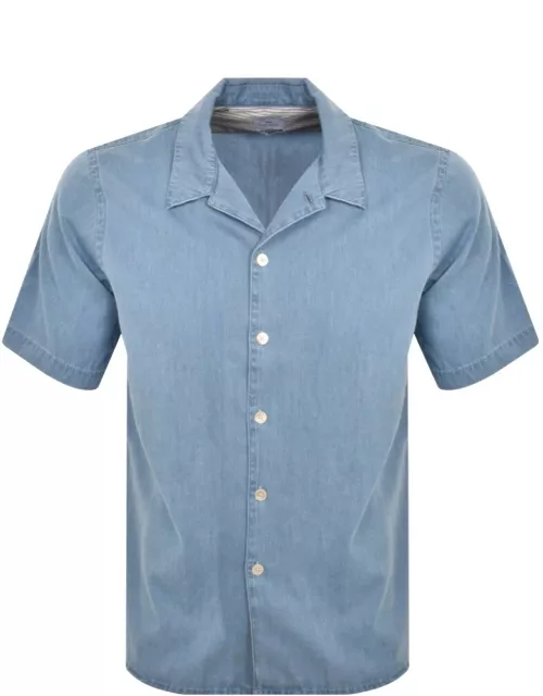 Paul Smith Casual Fit Short Sleeved Shirt Blue