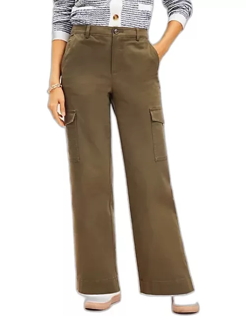 Loft Structured Cargo Pants in Twil
