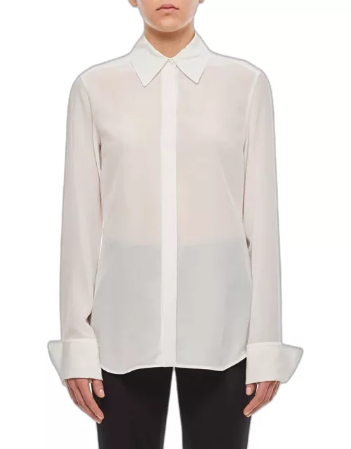 Sportmax Leila Long Sleeve Shirt White