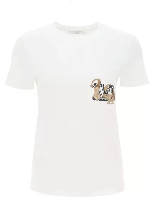 MAX MARA Elmo T-shirt with embroidered pocket