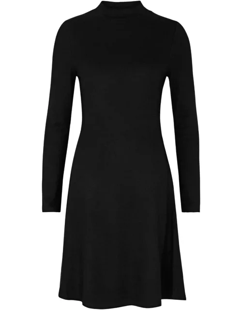 Vince Stretch-knit Mini Dress - Black - XL (UK16 / XL)