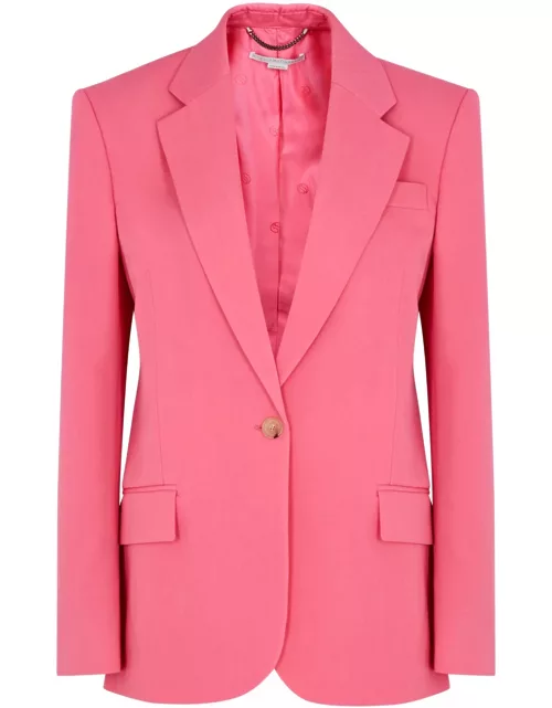 Stella Mccartney Iconic Stretch-cotton Blazer - Pink - 40 (UK8 / S)