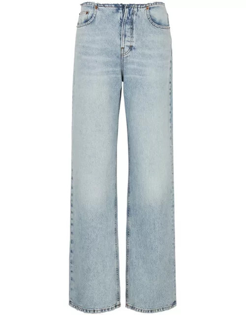 Haikure Korea Straight-leg Jeans - Blue - 27 (W27 / UK8-10 / S)