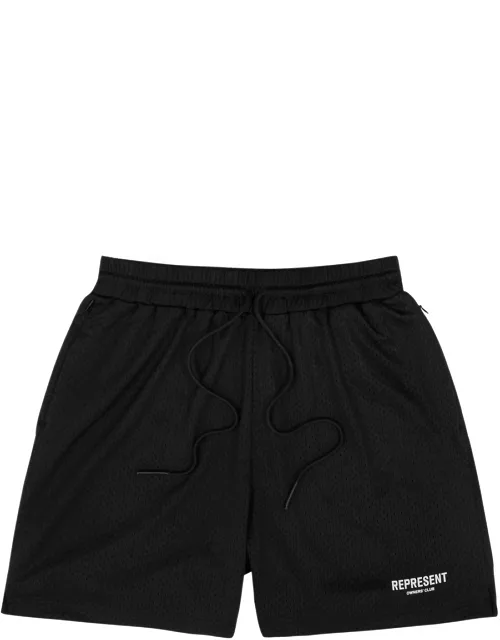 Represent Owners Club Jersey-mesh Shorts - Black