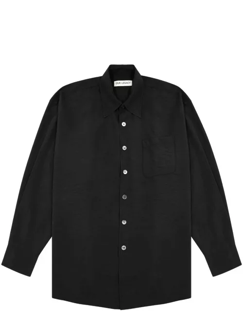 Our Legacy Borrowed Voile Shirt - Black - 50 (IT50 / L)