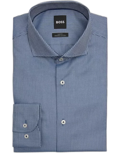 Men's Organic Cotton Slim-Fit Dress Shirt