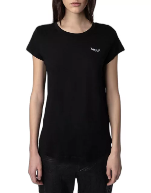 Woop Embroidered Amour Short-Sleeve T-Shirt