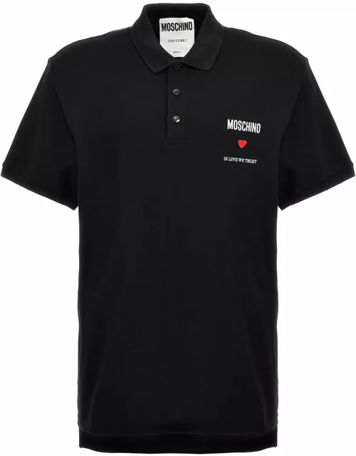 Moschino in Love We Trust Polo Shirt