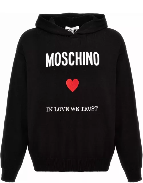 Moschino in Love We Trust Hoodie