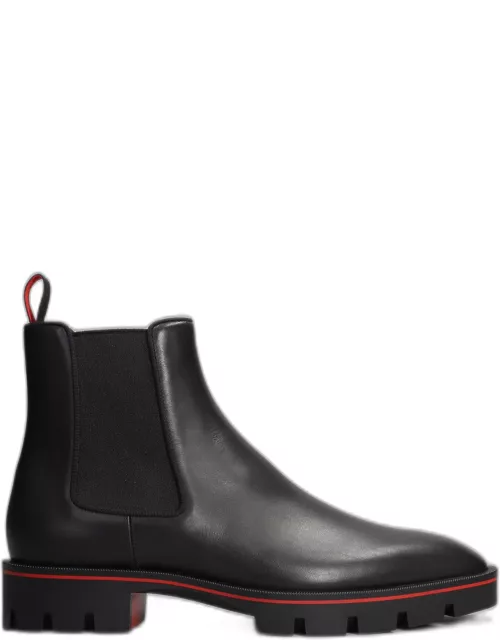 Christian Louboutin Alpinosol Ankle Boot In Calf Leather