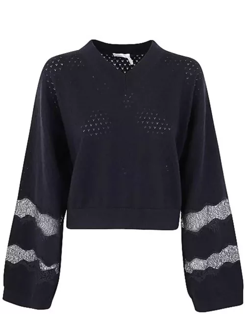 See by Chloé Cotton And Cashmere Pullover