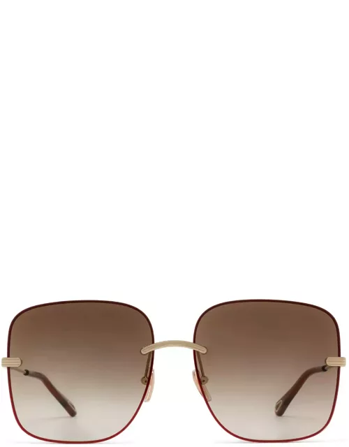 Chloé Eyewear Ch0134s Gold Sunglasse