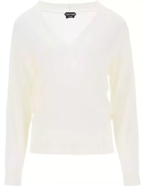 Tom Ford Sweater In Cashmere And Silk