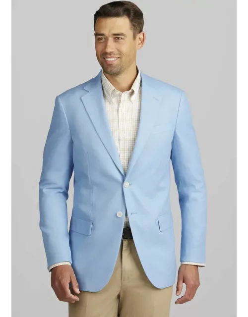 JoS. A. Bank Men's Tailored Fit Sportcoat, Light Blue, 44 Long