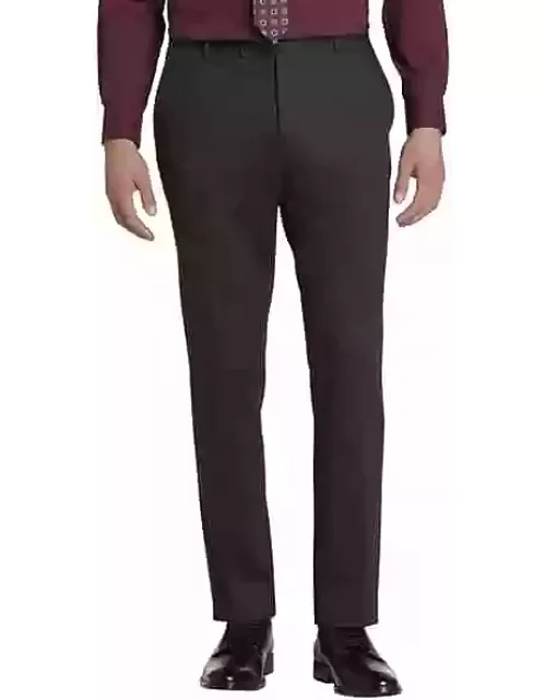 Paisley & Gray Men's Slim Fit Suit Separates Pants Charcoal Knit