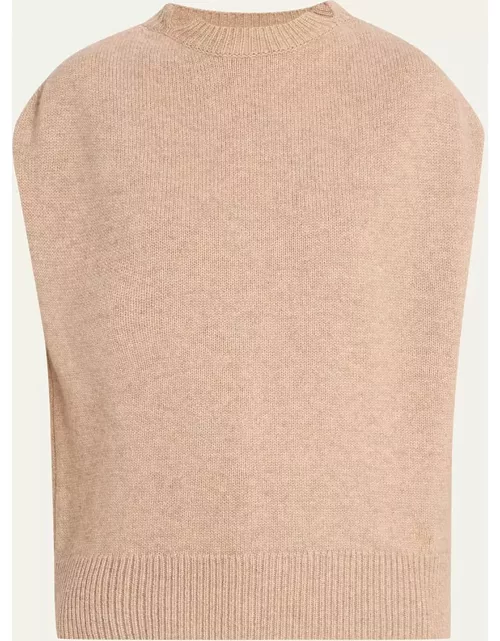 Sagar Cap-Sleeve Wool Sweater