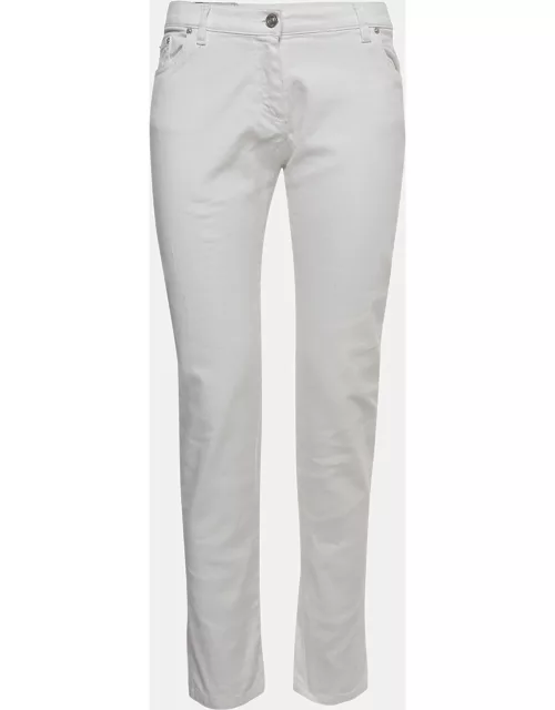 Kenzo White Denim Slim Fit Jeans