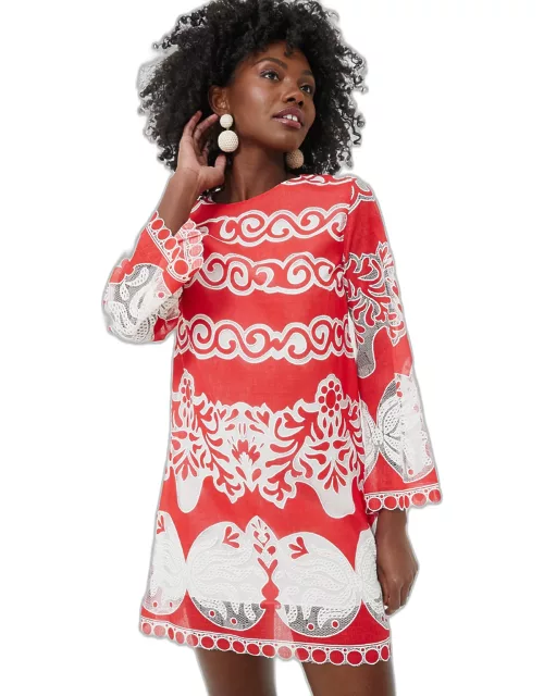 Red Lace Stevie Dres