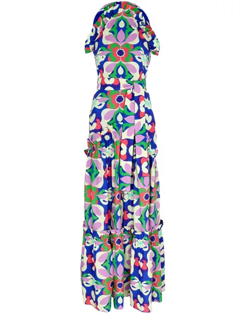 Borgo DE Nor Tatiana Floral-print Maxi Dress - Multicoloured - 12 (UK12 / M)