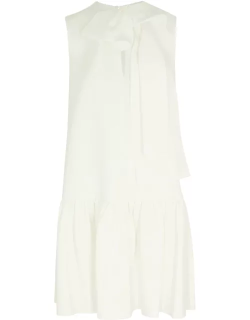 Roksanda Petra Draped Mini Dress - Ivory - 12 (UK12 / M)
