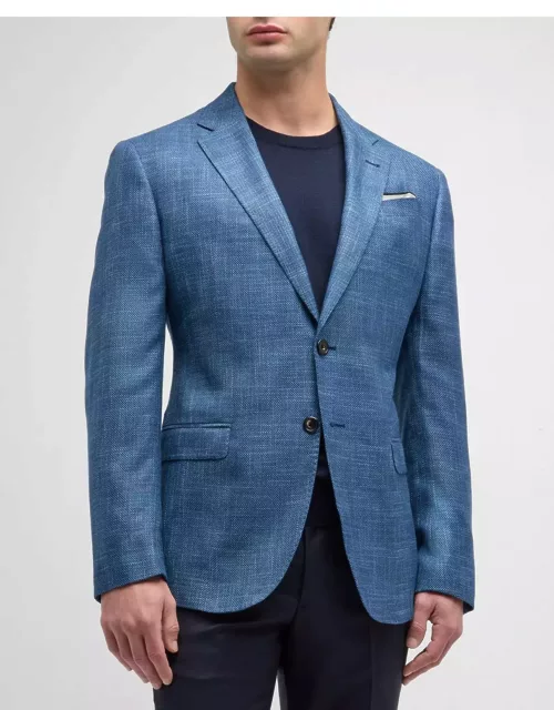 Men's Textured Viscose Sport Coat