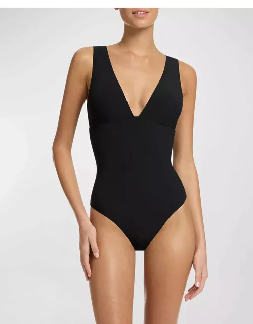 Jetset Plunge One-Piece Swimsuit (A-D)
