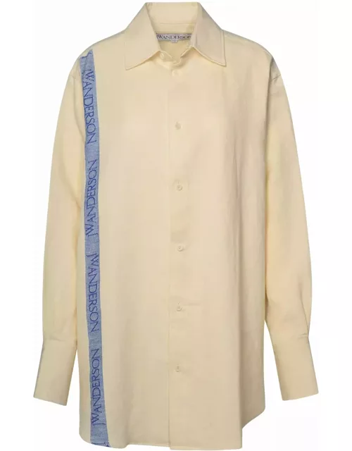 J.W. Anderson Beige Linen Blend Shirt