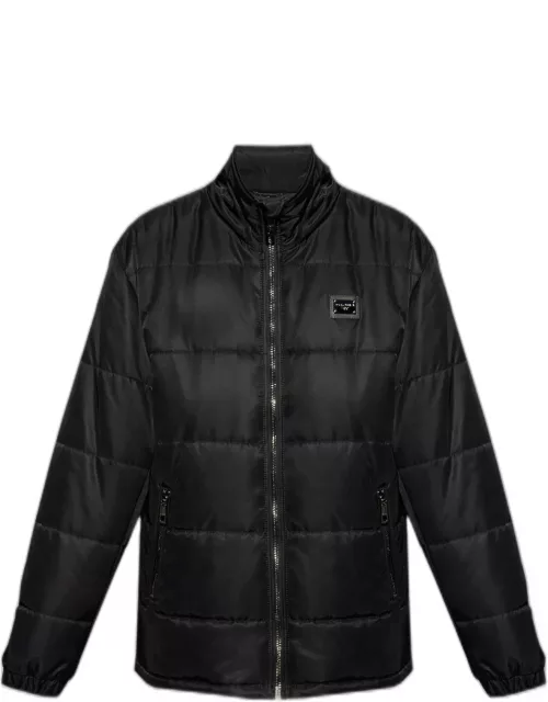 Dolce & Gabbana Quilted Jacket With Logo