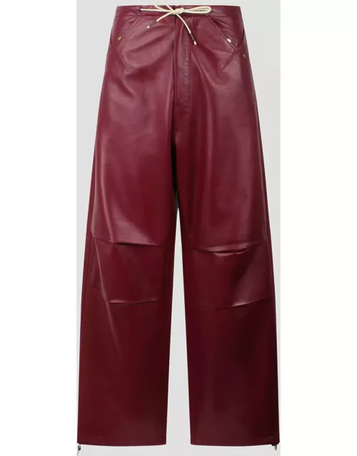 DARKPARK Daisy Plonge Nappa Leather Military Trouser
