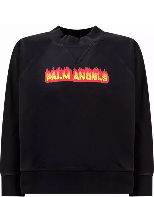 Palm Angels Sweatshirt With Logo