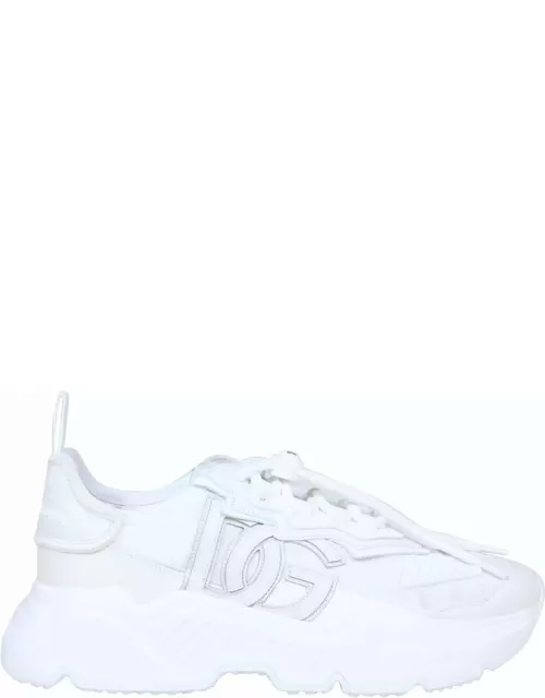 Dolce & Gabbana Daymaster Sneakers In Fabric And Leather