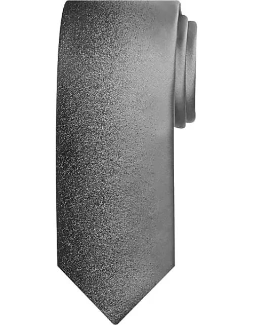 Egara Big & Tall Men's Vertical Shaded Panel Tie Platinu
